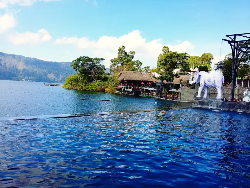Batur natural hot springs