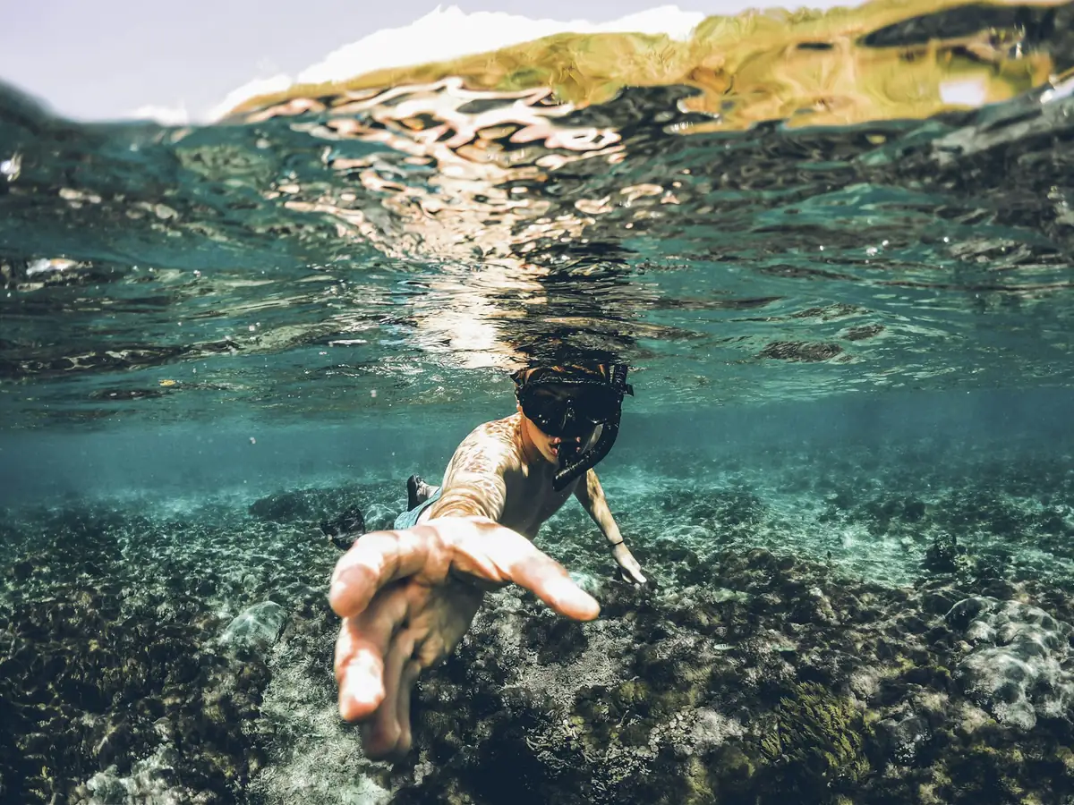 Snorkelling at the Blue Lagoon